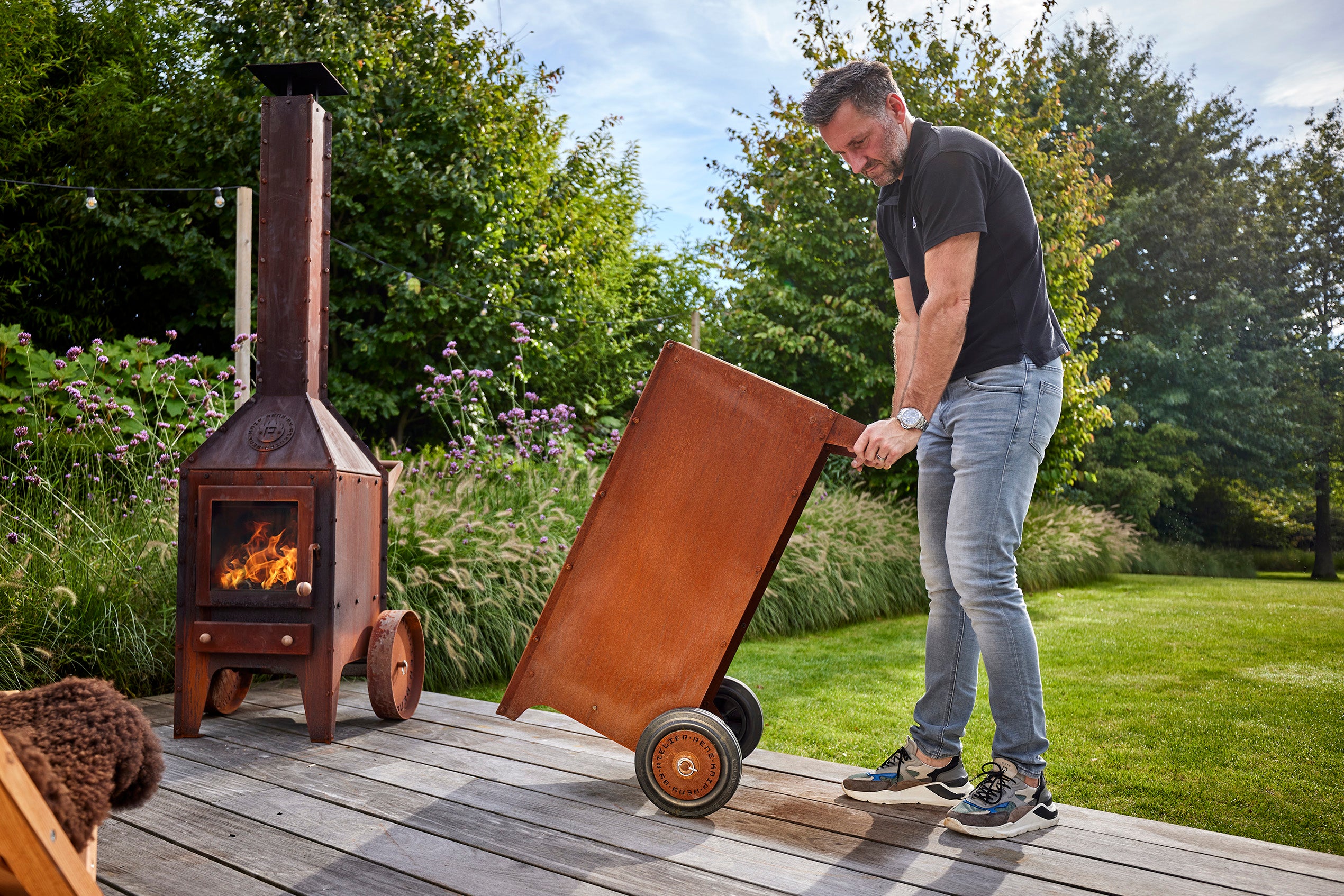 Ker – Le Chariot à Bois Vertical Mobilité XL