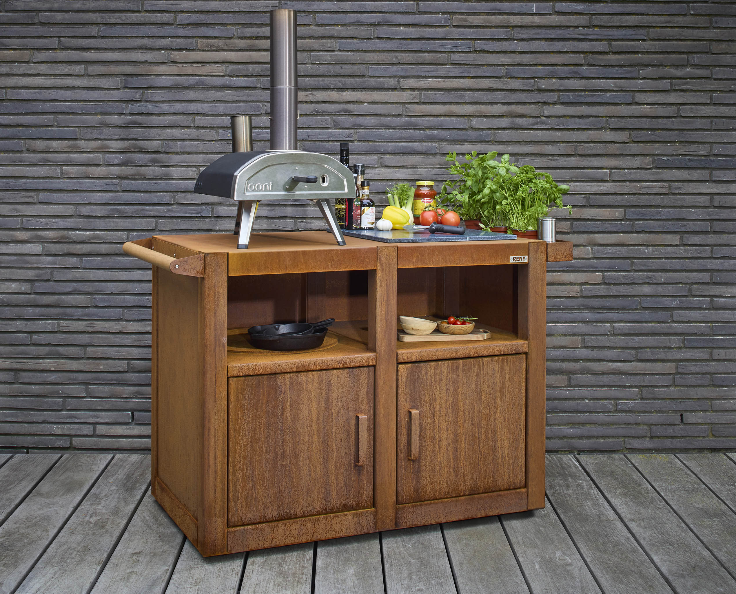BBQuar Kitchen Trolley– L'Excellence de la Cuisson Outdoor