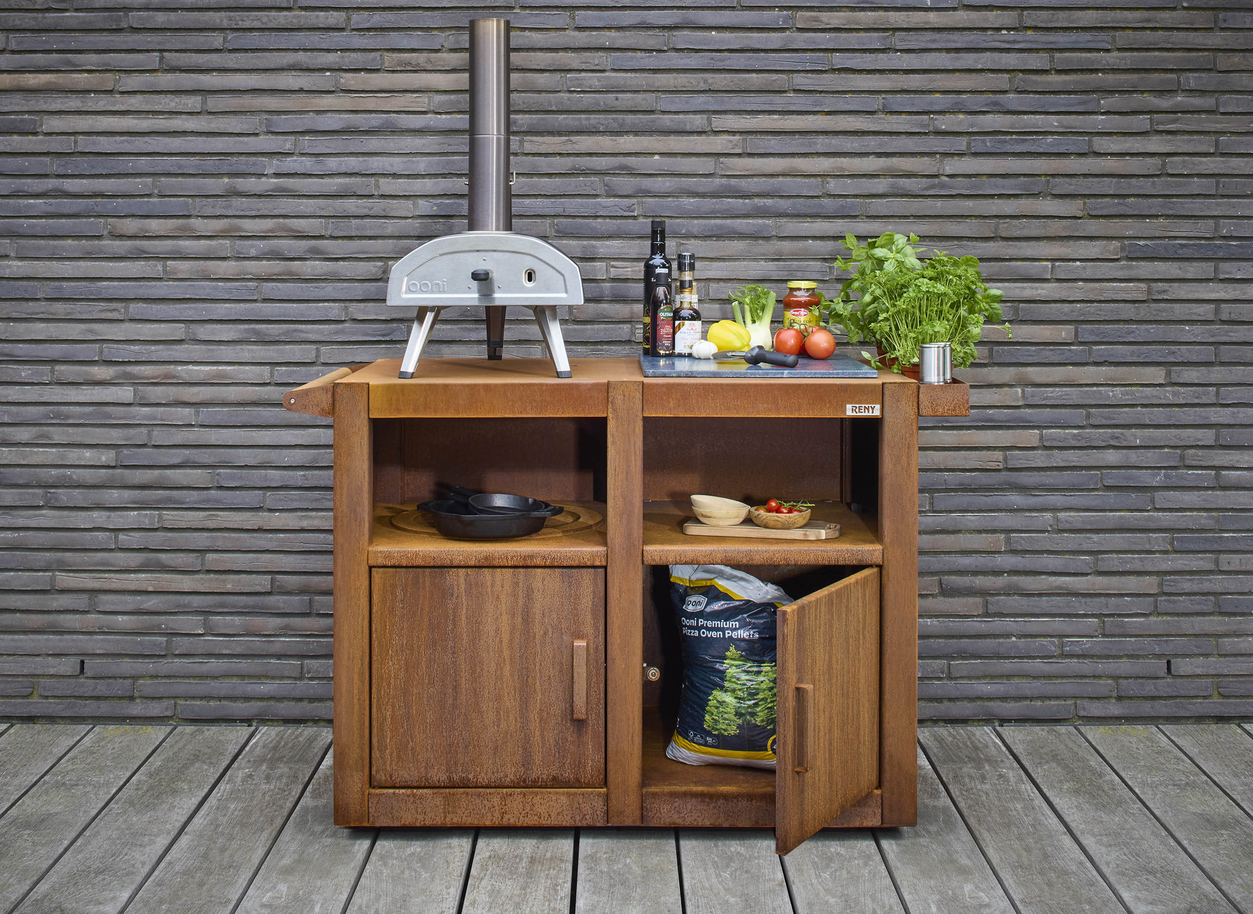 BBQuar Kitchen Trolley– L'Excellence de la Cuisson Outdoor