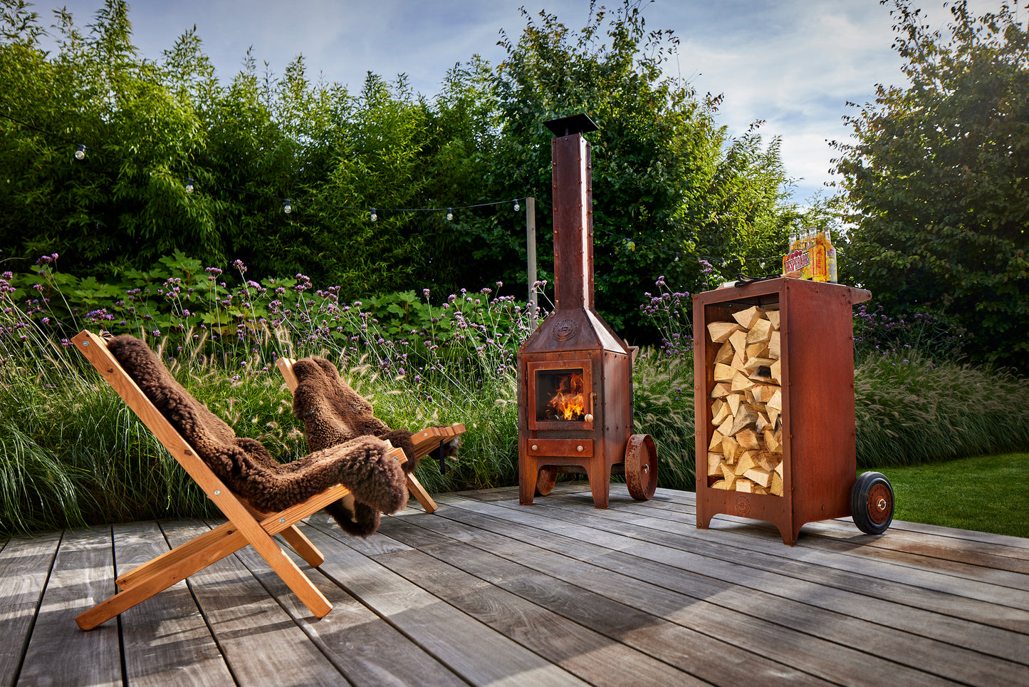 Ker – Le Chariot à Bois Vertical Mobilité XL